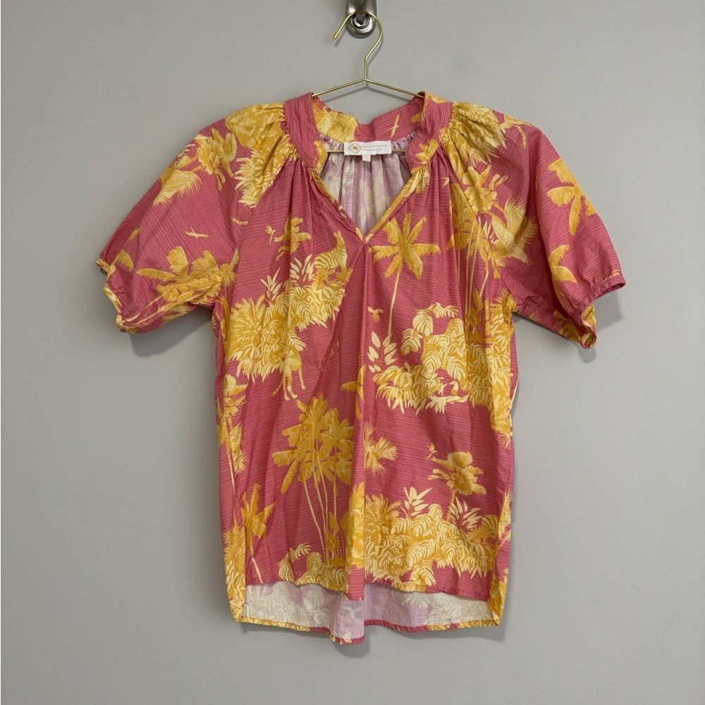 Sheridan French Dana Linen Blouse